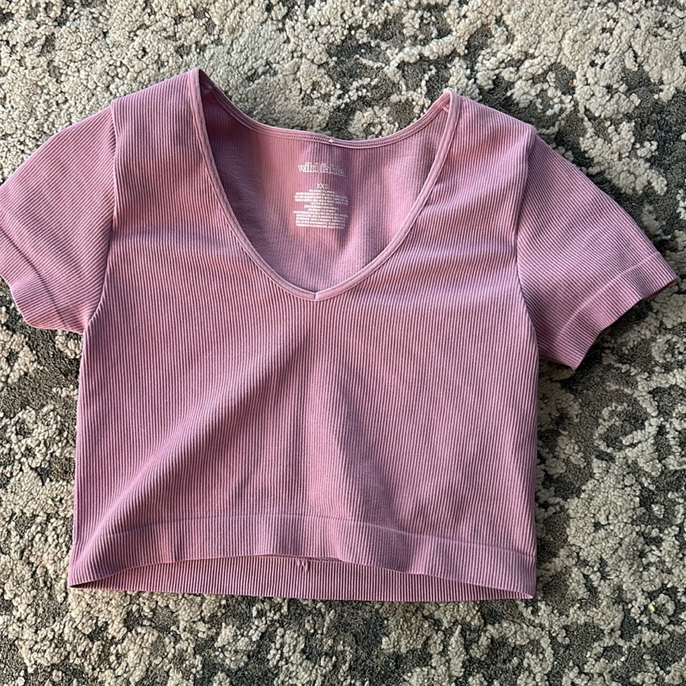 Wild Fable Crop Top Purple